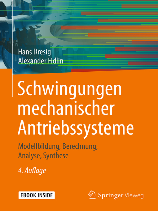 Title details for Schwingungen mechanischer Antriebssysteme by Hans Dresig - Available